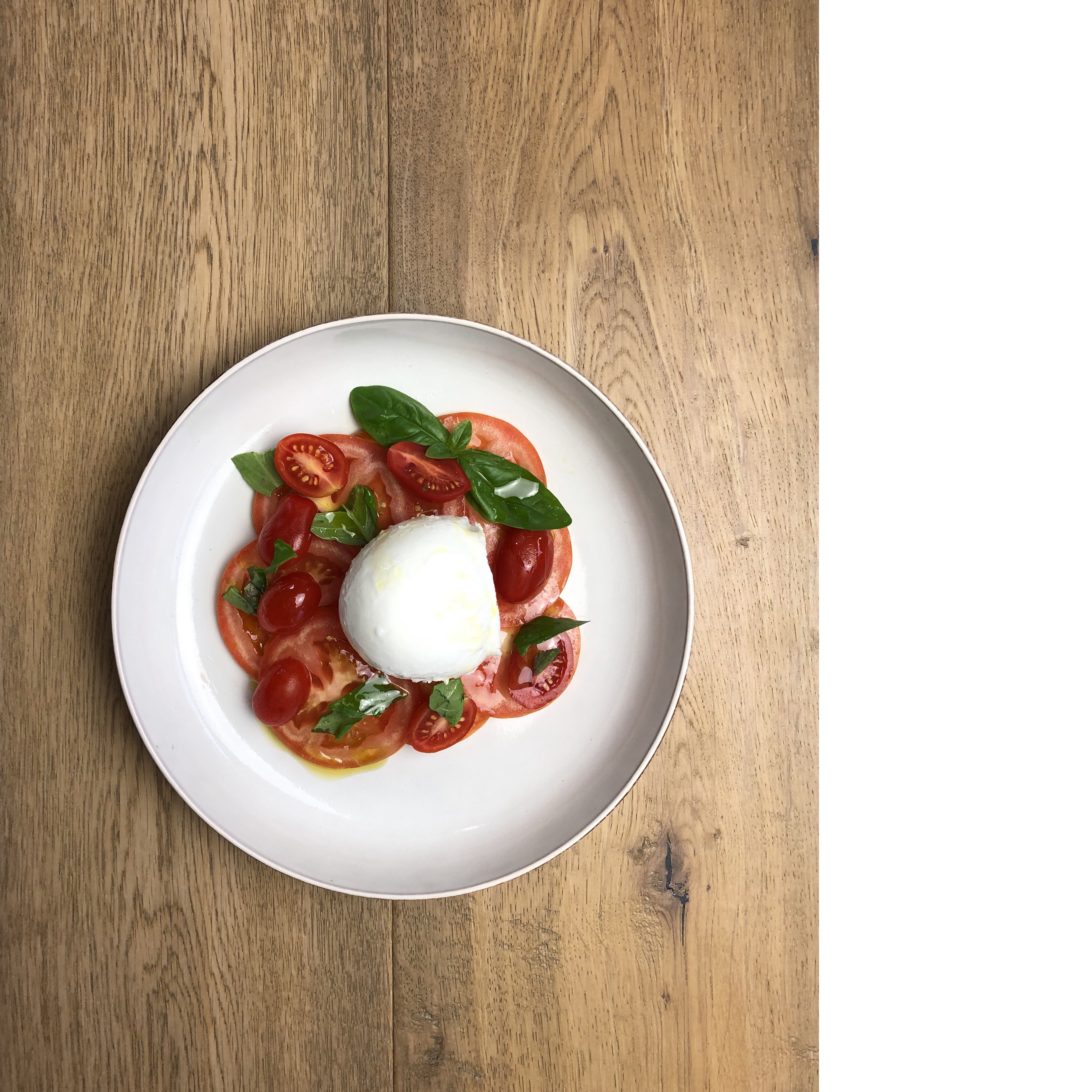Caprese - Tomatoes / Buffalo mozzarella / Basil / Home-made focaccia